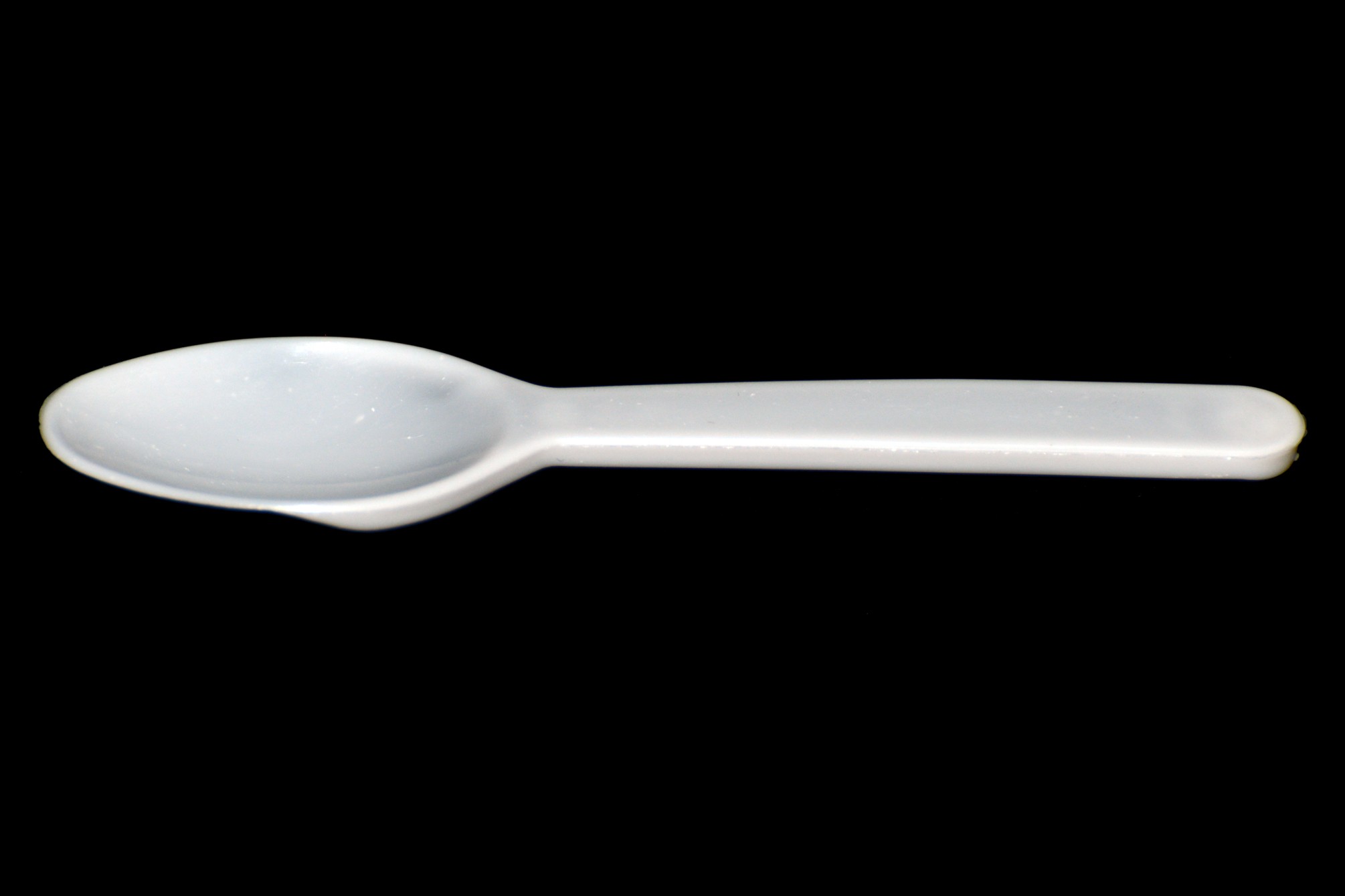 Plastic Taster Spoon, White, 3000/Carton