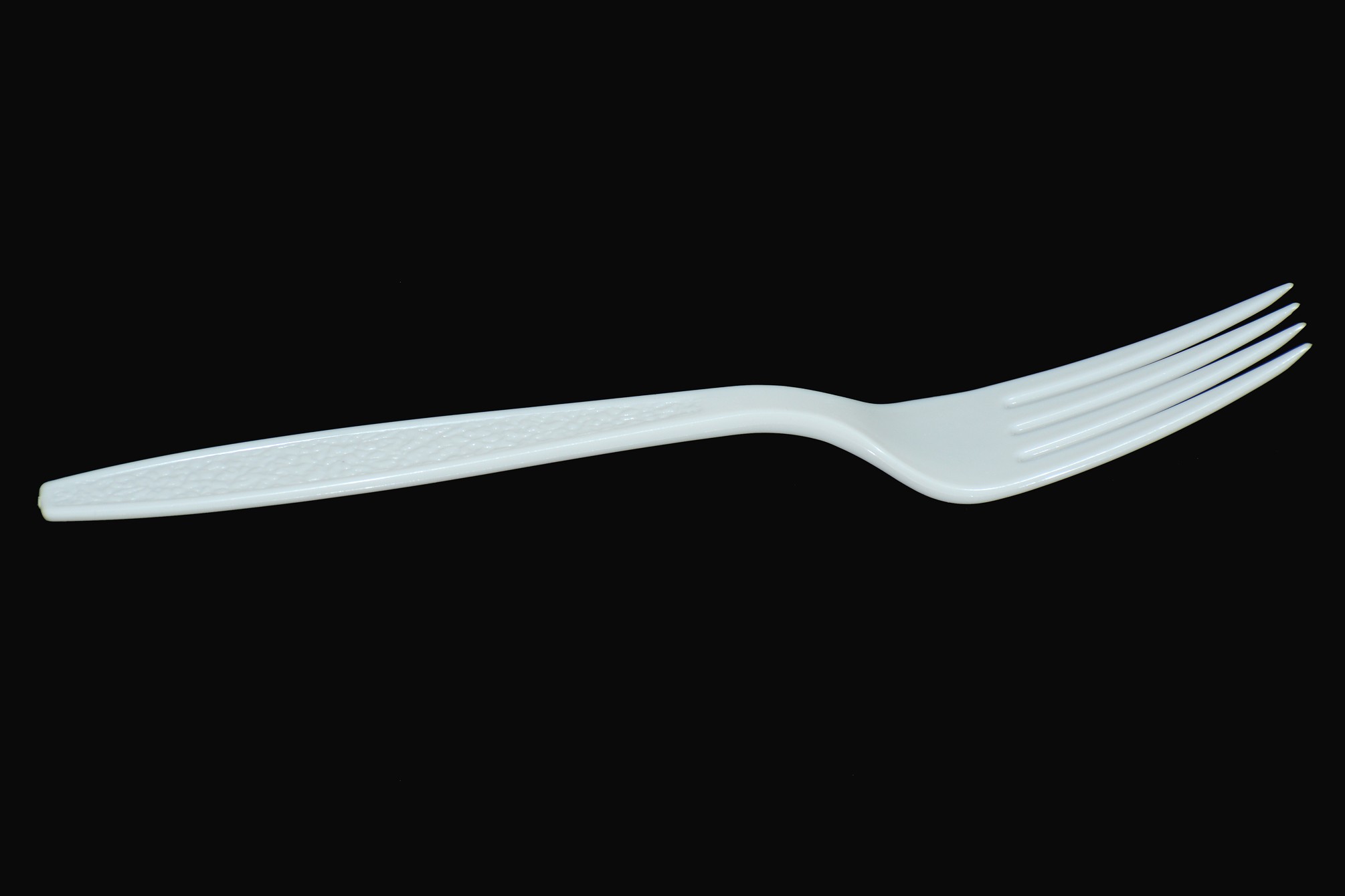 Deluxe Medium-Weight Plastic Fork, White, 1000/Carton