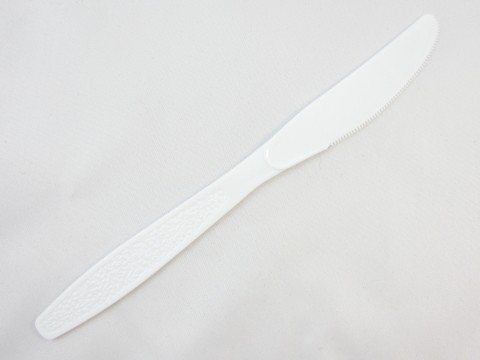 Extra Heavy-Weight Polystyrene Knife, White, 100/Box 10 Boxes/Carton 