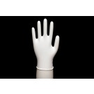 Pre-Powdered Latex Gloves, Small, Ivory, 100/Box