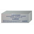 Disposable Food Preparation Gloves, Large, Clear, 10,000/Carton