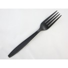 Heavy-Weight Plastic Fork, Black, 1000/Carton 