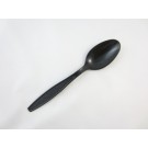 Extra Heavy-Weight Polystyrene Teaspoon, Black, 1000/Carton