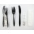 Medium-Weight Fork, Knife, Salt & Pepper and Napkin Cutlery Kit, White, 250 Kits/Carton