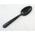 Heavy-Weight Plastic Teaspoon, Black, 1000/Carton