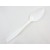 Extra Heavy-Weight Polystyrene Teaspoon, White, 100/Box, 10 Boxes/Carton
